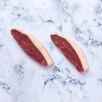 picanha steak on marble background