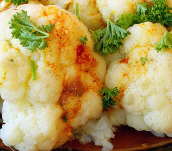 stir fried cauliflower