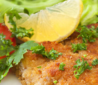 pan fried breaded pork chops with plum sauce