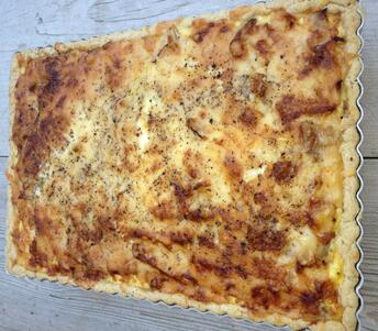 montgomery and onion tart 