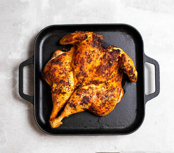 lemon spiced spatchcock chicken 