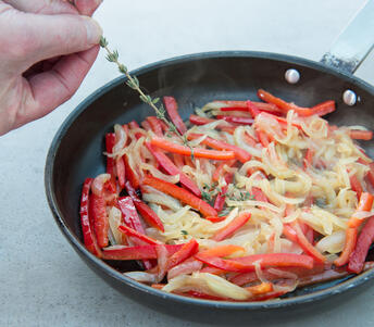 chicken and veggies raw