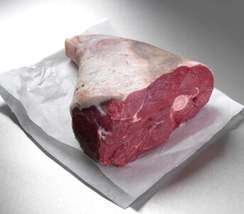 raw lamb leg for venison style cook