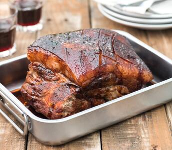 boston butt cooked with bbq sauce 