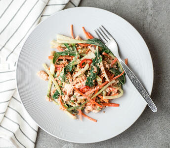 chicken salad prepared