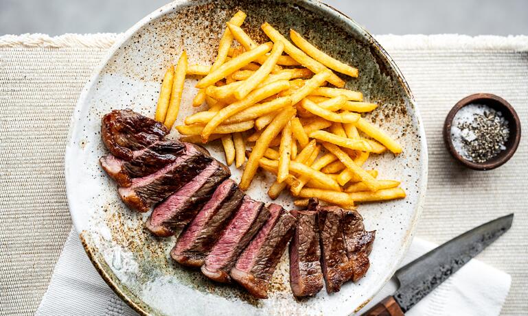 picanha cooked and served 