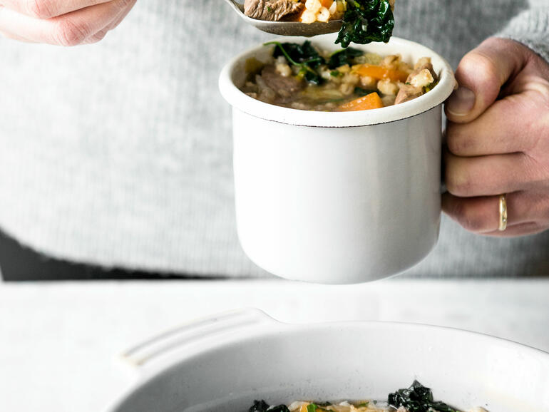 swaledale mutton scotch broth cooked