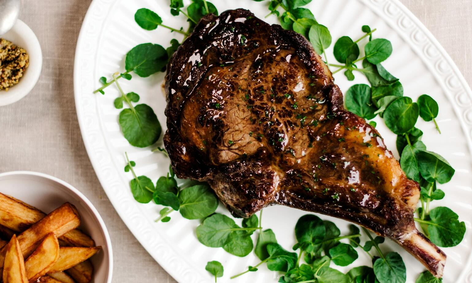 cote de boeuf cooked 