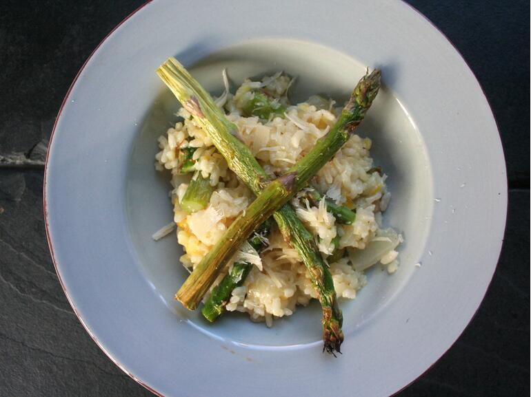asparagus risotto 
