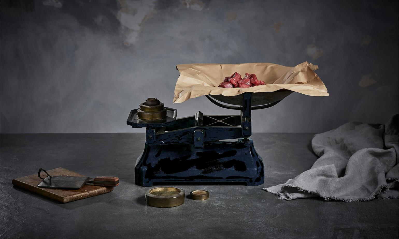 meat measuring scale