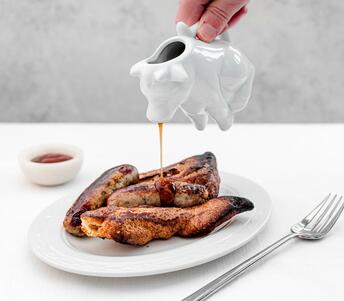 cooked nidderdale sausage toad in the hole