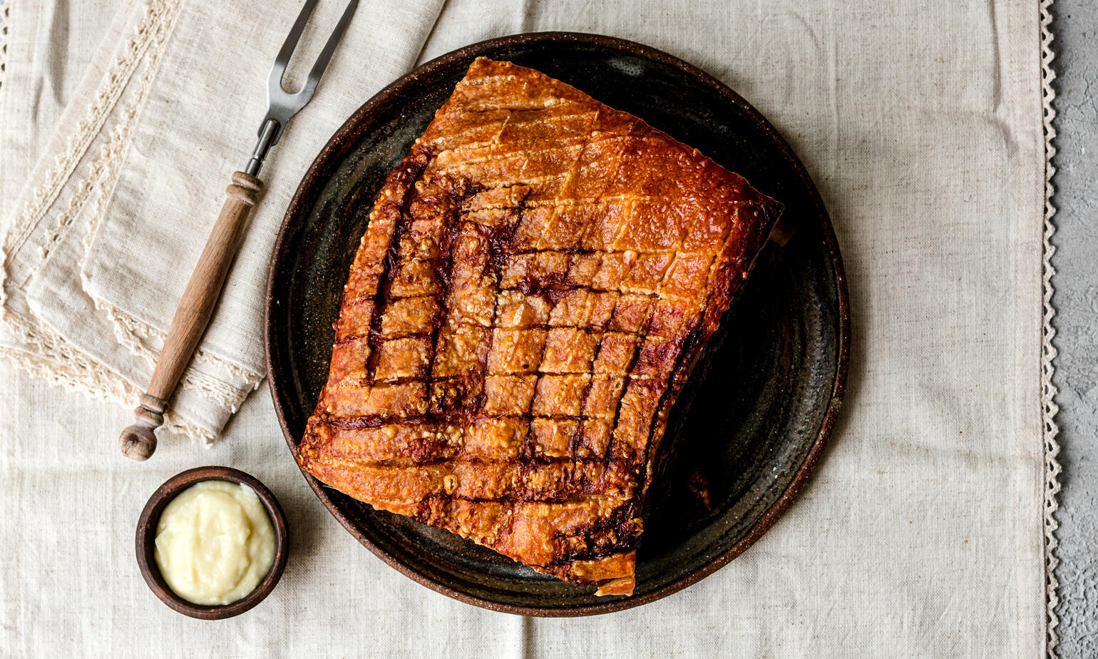 pork belly roasted by j baker 