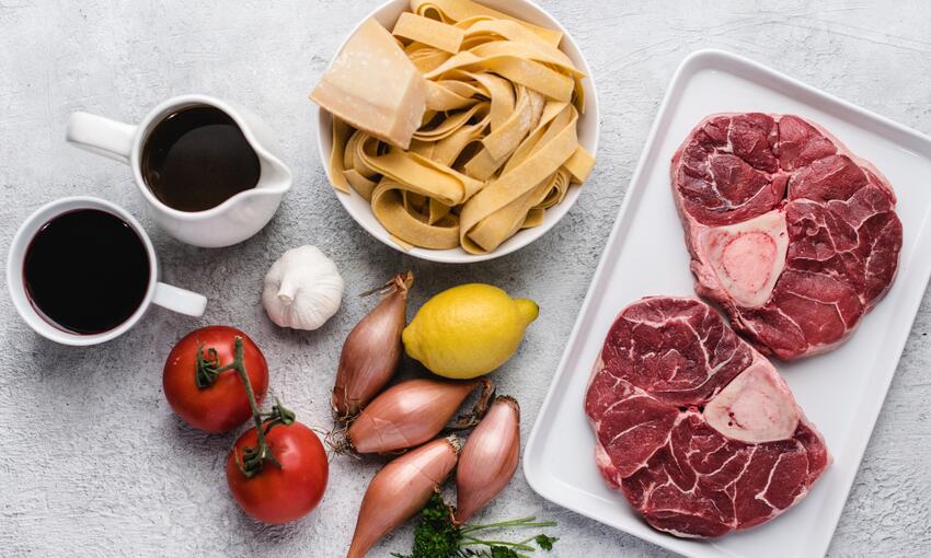 italian style beef osso bucco with pappardelle and gremolata recipe ingredients