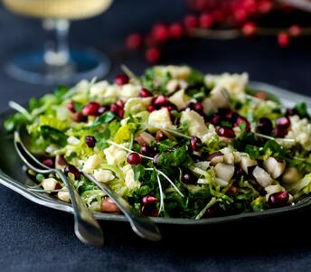 brussel sprout salad cooked