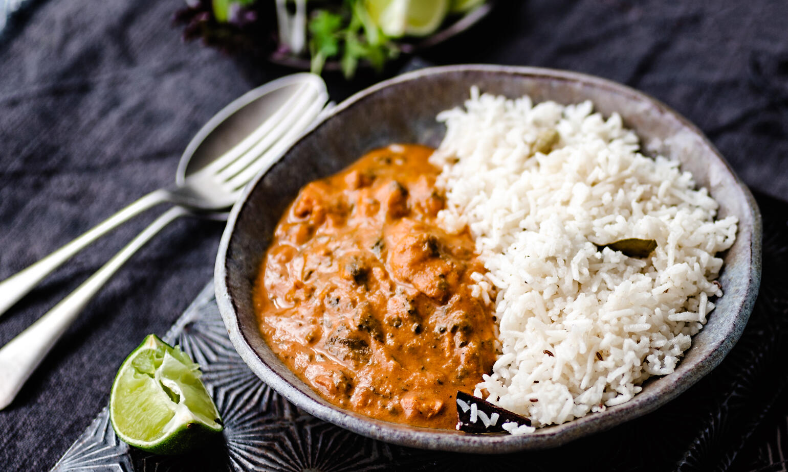 chicken tikka masala with rice 