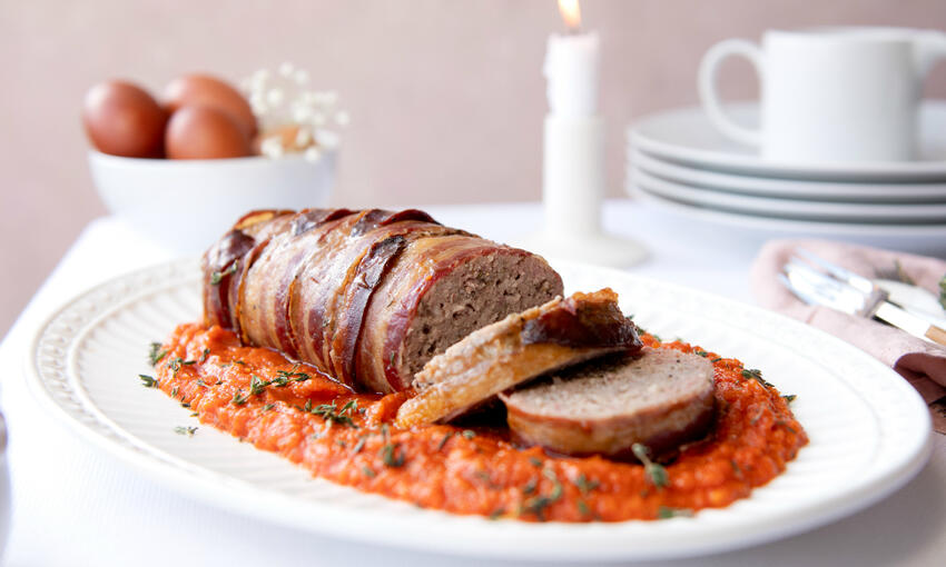 hungarian style pork meatloaf cooked