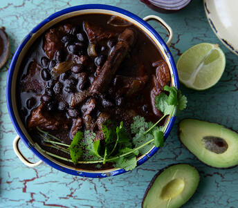 mexican style carne con chilli cooked