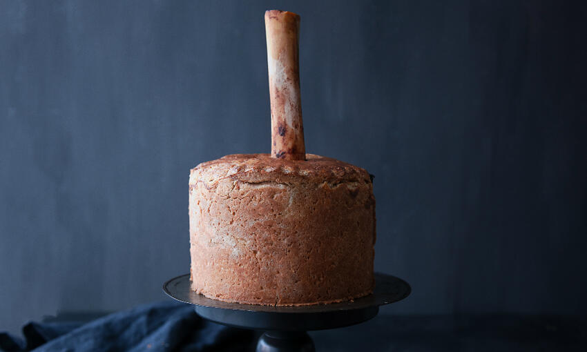 lamb shank hotpot pie cooked