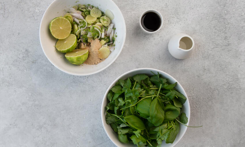 ingredients for the paste 