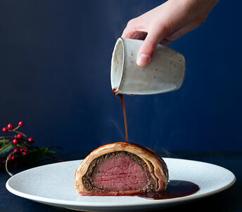 beef wellington cooked