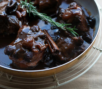 oxtail casserole cooked