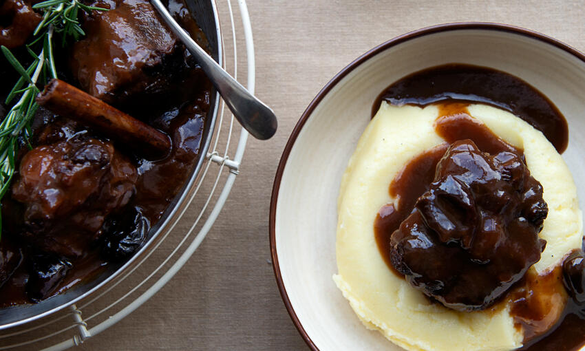 oxtail casserole cooked