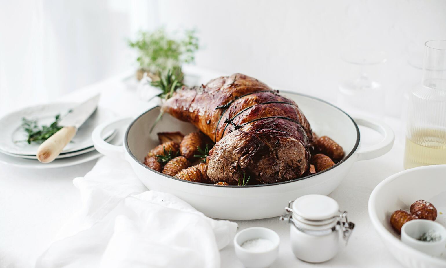 roasted leg of lamb 