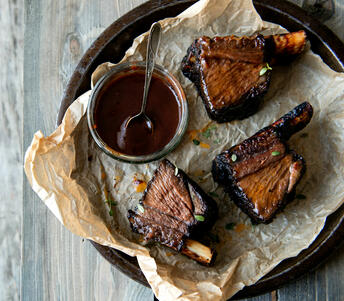 dry spiced beef short ribs cooked