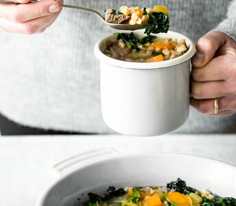 swaledale mutton scotch broth cooked