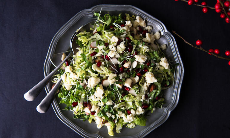 brussel sprouts shredded