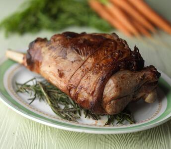 roasted leg of lamb 