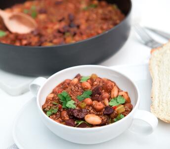 cooked beef ragout 
