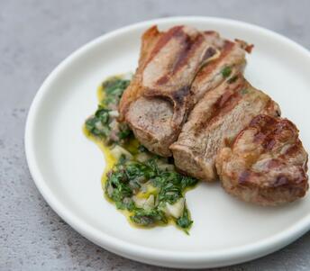 lamb chops with verde