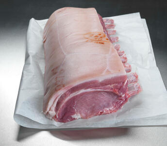 French trimmed rack of pork loin