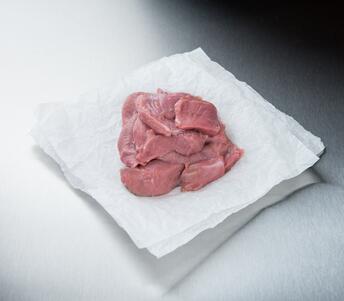 diced veal