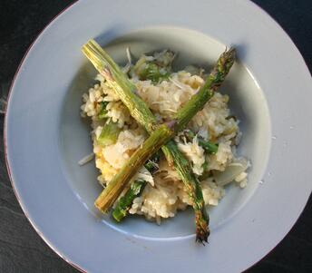asparagus risotto 