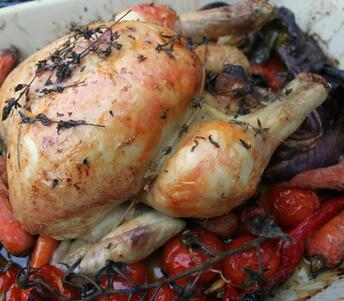 whole roast italian chicken 