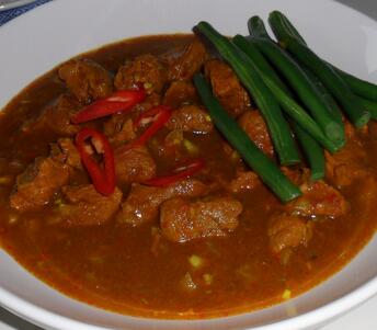 burmese beef in curry 