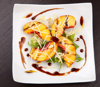 roasted peaches with lemon 