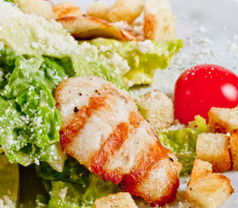 123 roasted chicken salad 