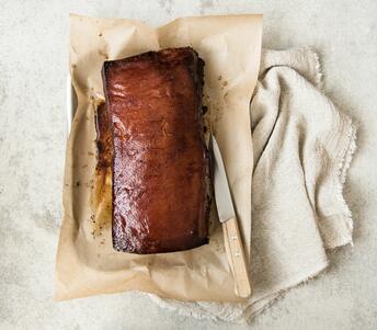 sugar & spice pork loin roasted