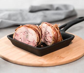 boneless whole partridge cooked