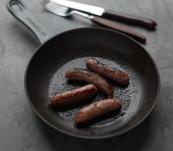 kids classic bangers cooked