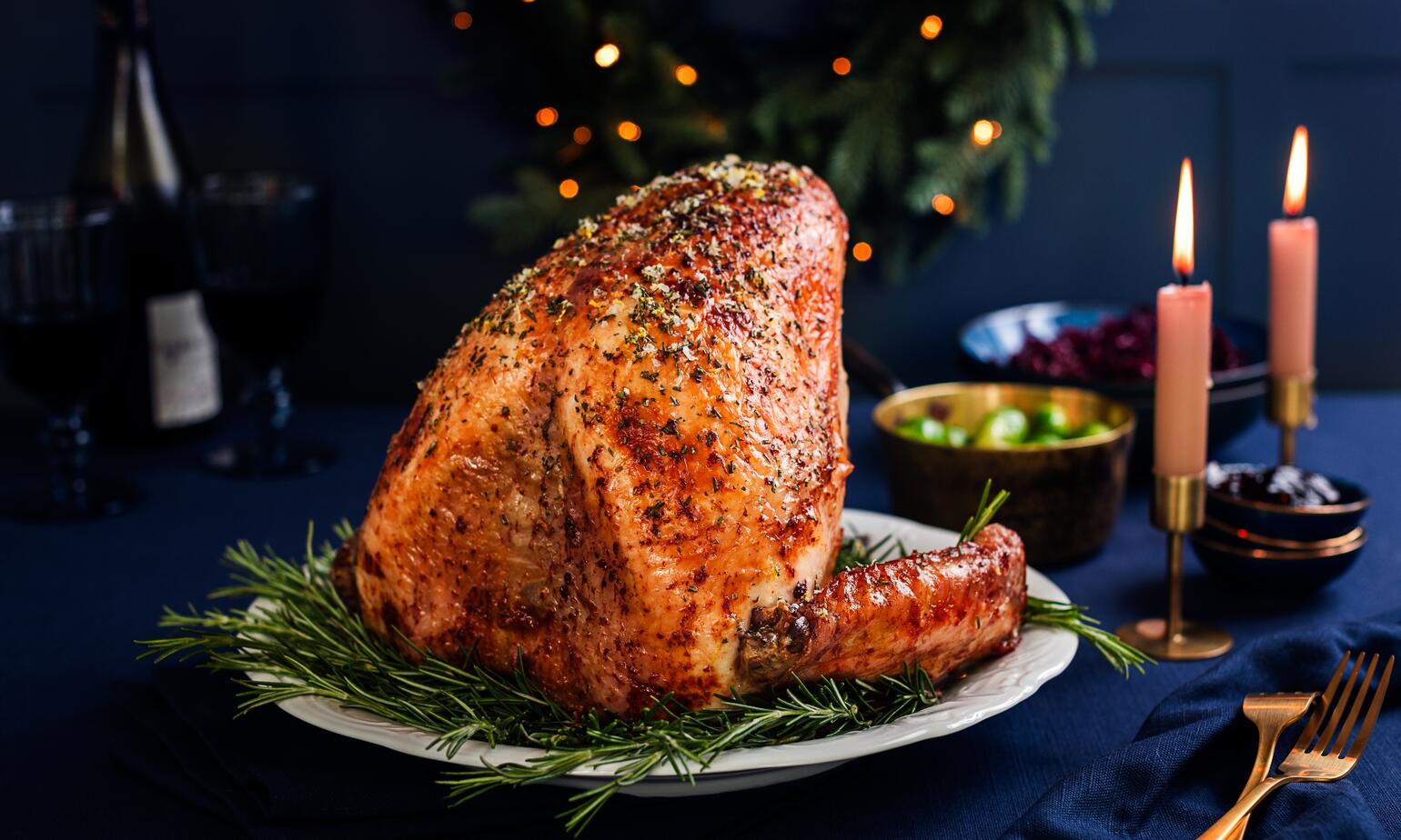 roasted turkey crown 